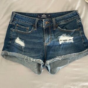 Hollister Low Rise Denim Shorts